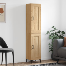 vidaXL sonoma-tölgy szerelt fa magasszekrény 34,5x34x180 cm bútor