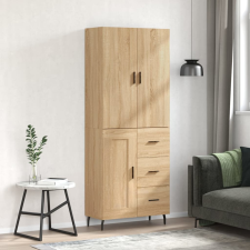 vidaXL sonoma-tölgy szerelt fa magasszekrény 69,5 x 34 x 180 cm bútor