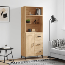 vidaXL sonoma-tölgy szerelt fa magasszekrény 69,5 x 34 x 180 cm bútor
