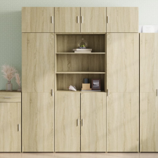 vidaXL sonoma-tölgy szerelt fa magasszekrény 80 x 42,5 x 185 cm bútor