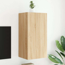 vidaXL sonoma tölgy színű fali TV-szekrény LED-ekkel 40,5x35x80 cm bútor