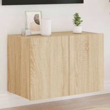 vidaXL sonoma tölgy színű fali TV-szekrény LED-ekkel 60x35x41 cm bútor