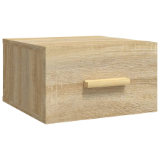 vidaXL sonoma tölgy színű falra szerelhető éjjeliszekrény 35x35x20 cm (812840) bútor