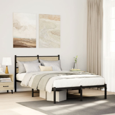 vidaXL sonoma tölgy színű fém ágykeret matrac nélkül 120 x 190 cm ágy és ágykellék