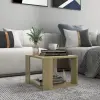 vidaXL sonoma-tölgy színű forgácslap dohányzóasztal 40 x 40 x 30 cm