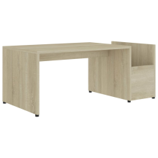 vidaXL sonoma-tölgy színű forgácslap dohányzóasztal 90 x 45 x 35 cm bútor