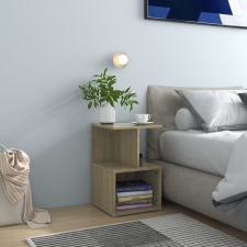 vidaXL sonoma-tölgy színű forgácslap éjjeliszekrény 35 x 35 x 55 cm bútor
