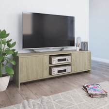 vidaXL Sonoma tölgy színű forgácslap TV-szekrény 120 x 30 x 37,5 cm bútor