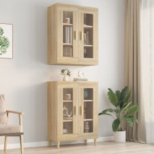 vidaXL sonoma tölgy színű függő faliszekrény 69,5 x 34 x 90 cm bútor