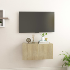 vidaXL sonoma-tölgy színű függő TV-szekrény 60 x 30 x 30 cm bútor