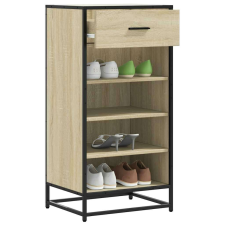 vidaXL sonoma tölgy színű szerelt fa cipőtartó 48x38x97,5 cm bútor