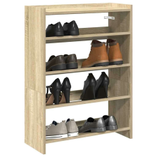vidaXL sonoma tölgy színű szerelt fa cipőtartó 80x25x61,5 cm bútor