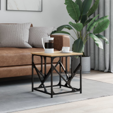 vidaXL sonoma tölgy színű szerelt fa dohányzóasztal 45x45x47,5 cm bútor