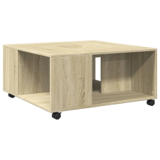 vidaXL sonoma tölgy színű szerelt fa dohányzóasztal 80x80x40 cm (853175) bútor