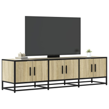 vidaXL sonoma tölgy színű szerelt fa és fém TV-szekrény 150x35x41 cm bútor