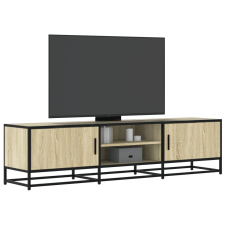 vidaXL sonoma tölgy színű szerelt fa és fém TV-szekrény 160x35x41 cm bútor