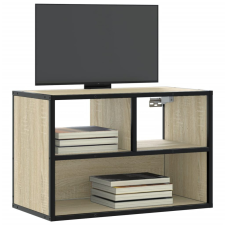 vidaXL sonoma tölgy színű szerelt fa és fém TV-szekrény 60x31x39,5 cm bútor