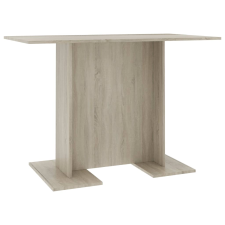 vidaXL Sonoma-tölgy színű szerelt fa étkezőasztal 110 x 60 x 75 cm bútor