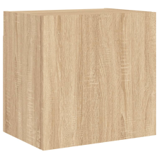 vidaXL sonoma tölgy színű szerelt fa fali TV-szekrény 40,5x30x40 cm (836900) bútor