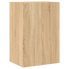 vidaXL sonoma tölgy színű szerelt fa fali TV-szekrény 40,5x30x60 cm (836914) bútor