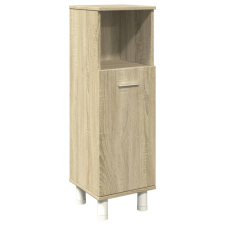 vidaXL sonoma tölgy színű szerelt fa fürdőszobaszekrény 30,5x30x95 cm (849630) fürdőszoba bútor