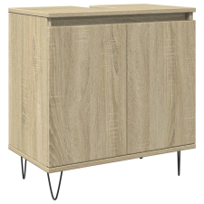 vidaXL sonoma tölgy színű szerelt fa fürdőszobaszekrény 58x30x60 cm (849674) fürdőszoba bútor