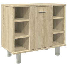 vidaXL sonoma-tölgy színű szerelt fa fürdőszobaszekrény 60x32x53,5 cm (856142) fürdőszoba bútor