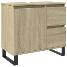 vidaXL sonoma tölgy színű szerelt fa fürdőszobaszekrény 65x33x60 cm (849678) fürdőszoba bútor