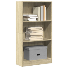 vidaXL sonoma tölgy színű szerelt fa könyvespolc 60 x 24 x 109 cm bútor