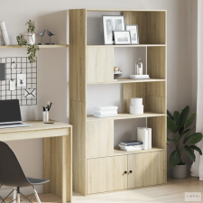 vidaXL Sonoma tölgy színű szerelt fa könyvszekrény 100 x 36 x 189 cm bútor