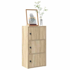 vidaXL sonoma tölgy színű szerelt fa könyvszekrény 40x24x77 cm bútor