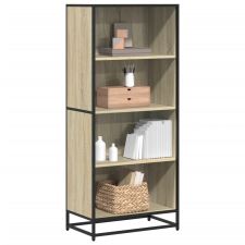 vidaXL sonoma tölgy színű szerelt fa könyvszekrény 60 x 35 x 139 cm bútor