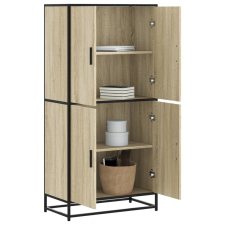 vidaXL sonoma tölgy színű szerelt fa magasszekrény 68 x 35 x 139 cm bútor