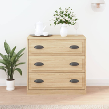 vidaXL sonoma tölgy színű szerelt fa tálalószekrény 70x35,5x67,5 cm bútor