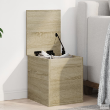 vidaXL Sonoma tölgy színű szerelt fa tárolóláda 30 x 35 x 35 cm bútor