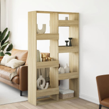 vidaXL sonoma tölgy színű szerelt fa térelválasztó 100 x 33 x 175 cm bútor