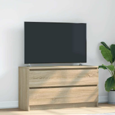 vidaXL sonoma tölgy színű szerelt fa TV-szekrény 100x35x54 cm bútor
