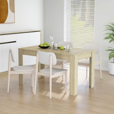 vidaXL sonoma-tölgyszínű forgácslap étkezőasztal 140 x 74,5 x 76 cm bútor