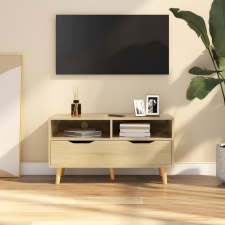 vidaXL sonoma-tölgyszínű forgácslap TV-szekrény 90 x 40 x 48,5 cm bútor