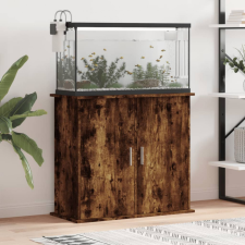 vidaXL Sonoma tölgyszínű műfa akváriumtartó állvány 81x36x73 cm halfelszerelések