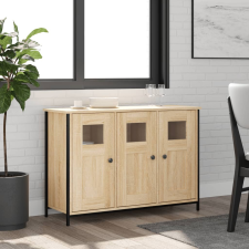 vidaXL sonoma-tölgyszínű műfa tálalószekrény 100 x 35 x 70 cm bútor
