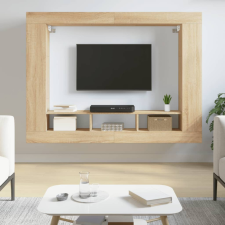 vidaXL sonoma tölgyszínű műfa TV-szekrény 152x22x113 cm bútor