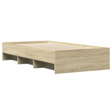 vidaXL sonoma tölgyszínű szerelt fa ágykeret 100 x 200 cm (3295669) ágy és ágykellék