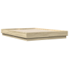 vidaXL sonoma tölgyszínű szerelt fa ágykeret 140 x 200 cm (3209858)