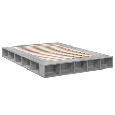 vidaXL sonoma tölgyszínű szerelt fa ágykeret 140 x 200 cm (3280480) ágy és ágykellék