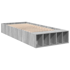 vidaXL sonoma tölgyszínű szerelt fa ágykeret 90 x 200 cm ágy és ágykellék