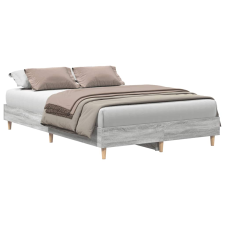 vidaXL sonoma tölgyszínű szerelt fa ágykeret matrac nélkül 140x190 cm (861062) ágy és ágykellék