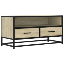 vidaXL sonoma tölgyszínű szerelt fa és fém TV-szekrény 80x34,5x40 cm (848810) bútor