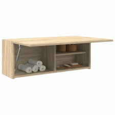 vidaXL sonoma tölgyszínű szerelt fa fali fürdőszobaszekrény 80x25x30cm fürdőszoba bútor