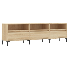 vidaXL sonoma-tölgyszínű szerelt fa fali TV-szekrény 150x30x44,5 cm (831287) bútor